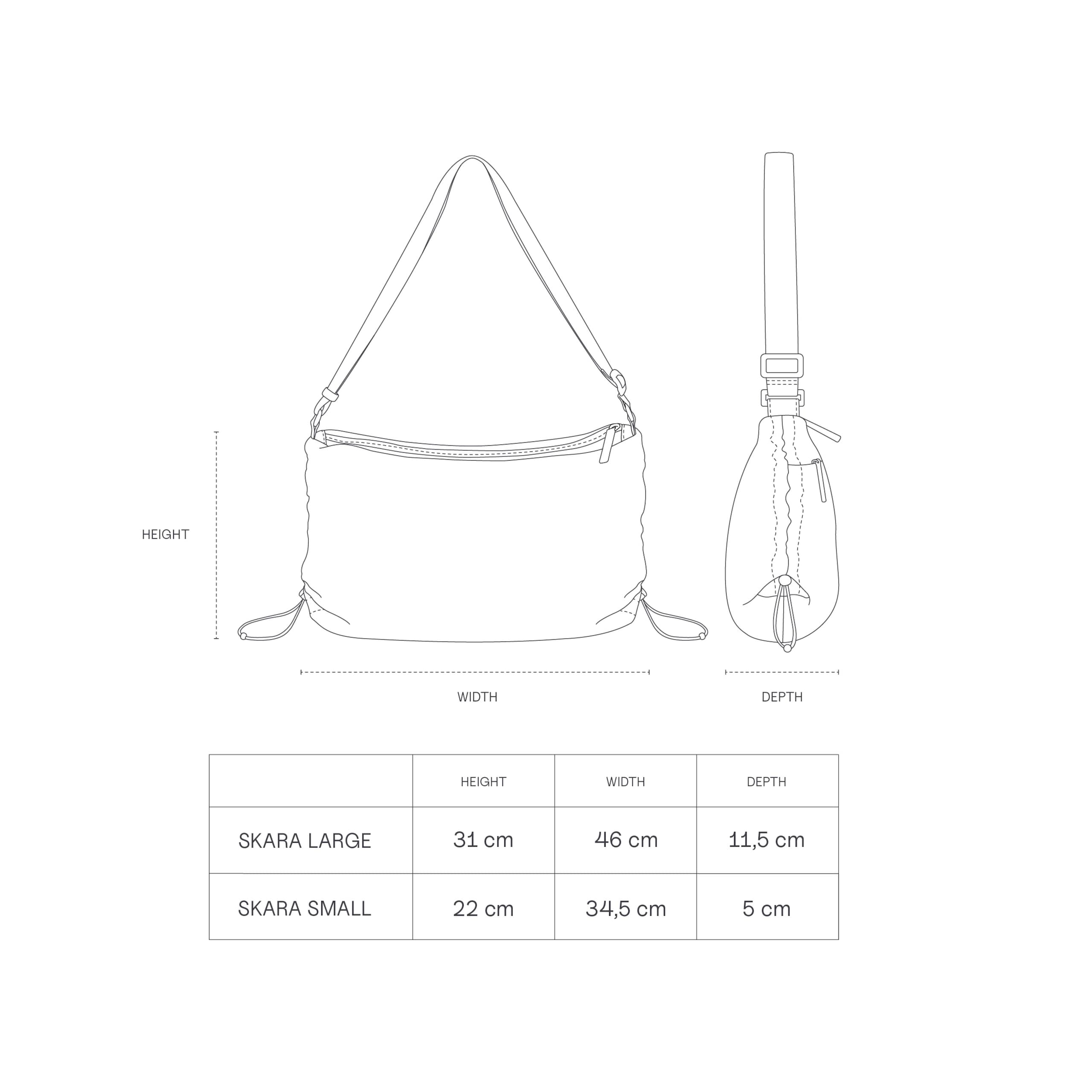 Skara Small All Black