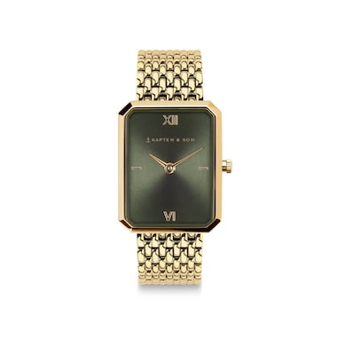 Grace Gold Green Woven Steel
