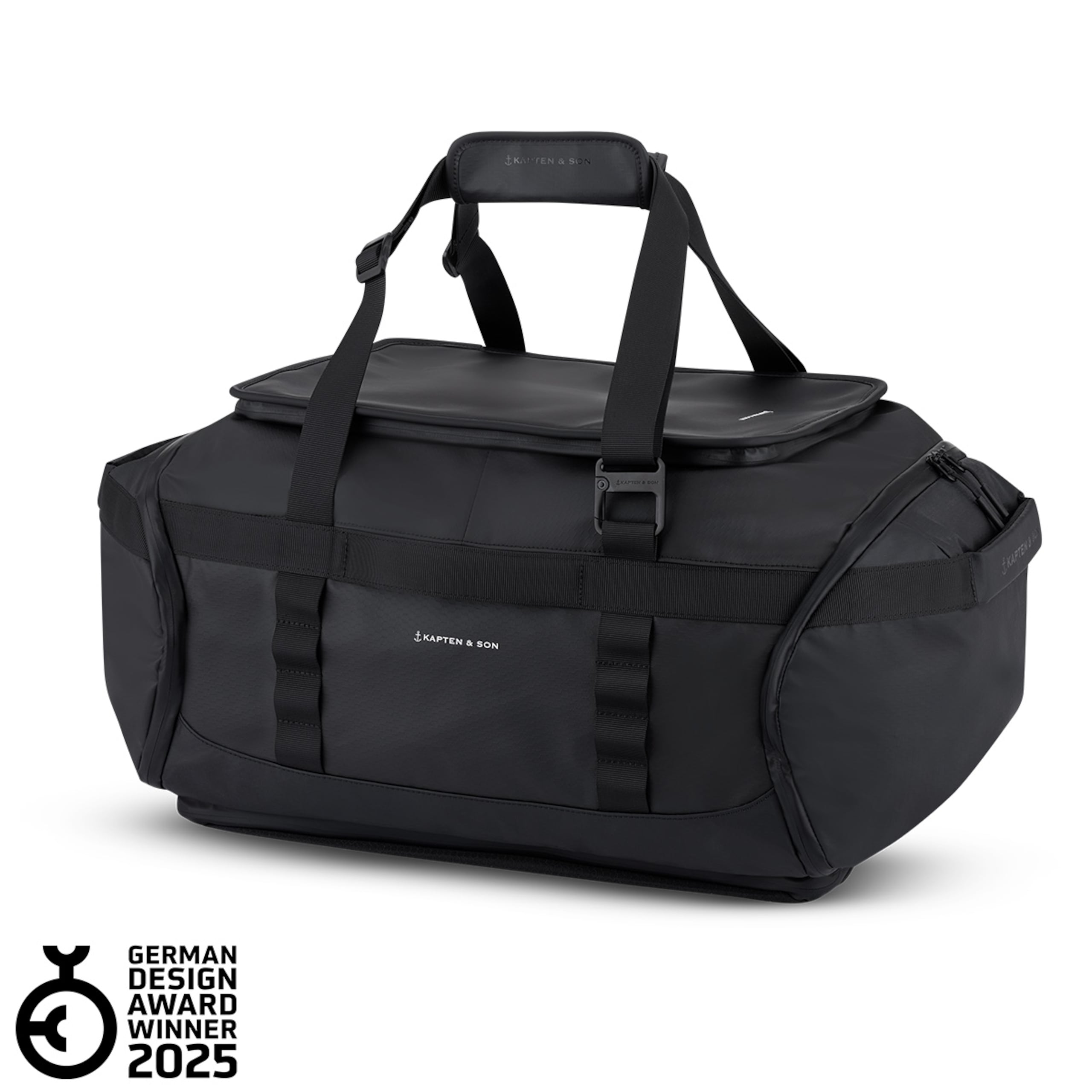 Lisbon Duffle Backpack All Black