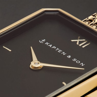 Grace Gold Black Woven Steel