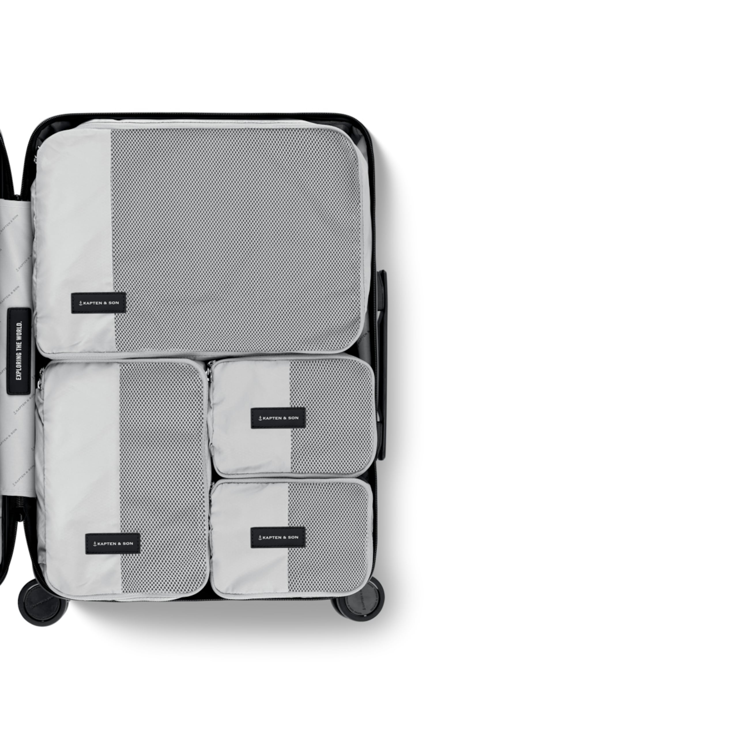 Packing Cubes Set Small All Black