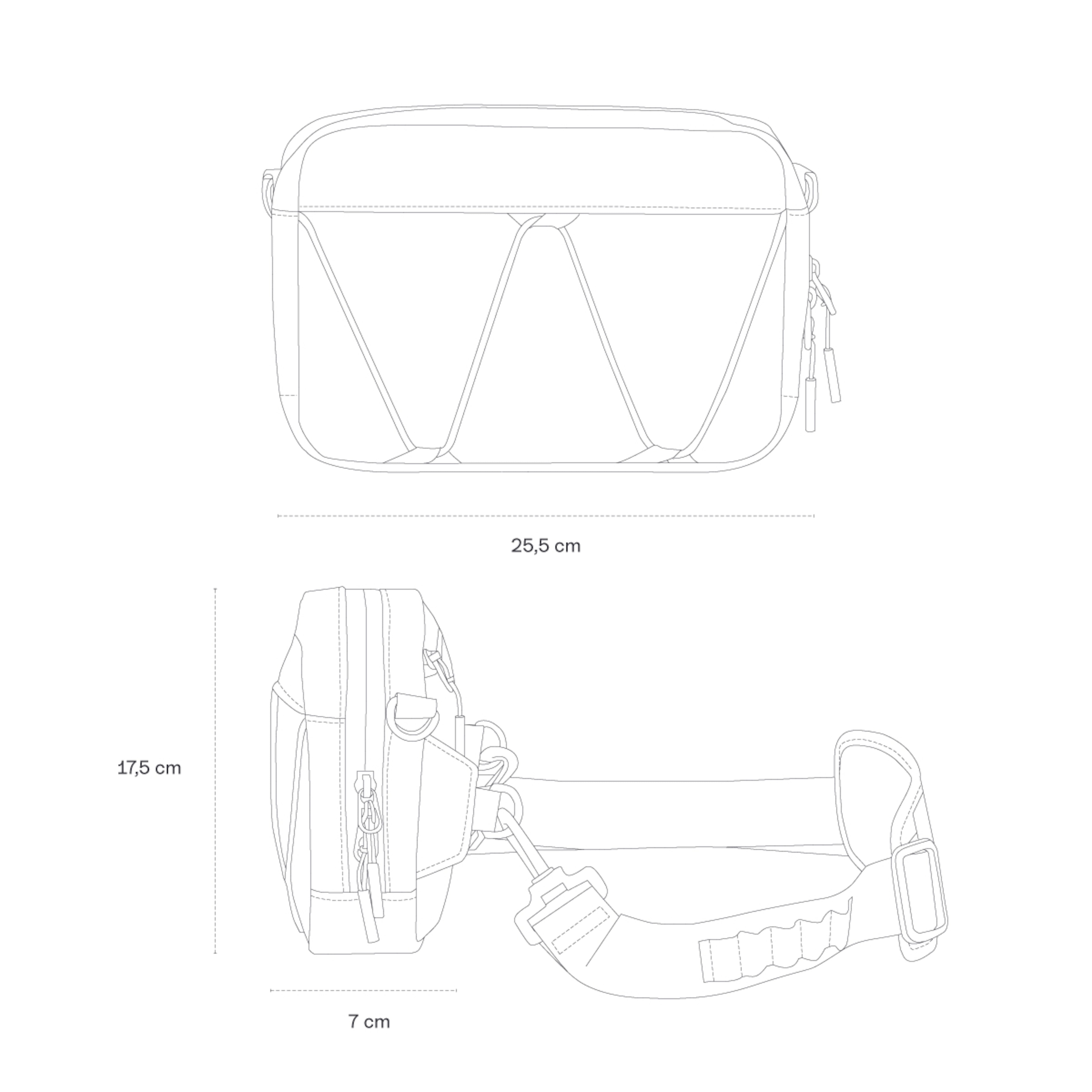 Banff Crossbody Sandstone