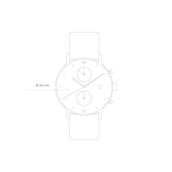 Chrono Gold Black Steel