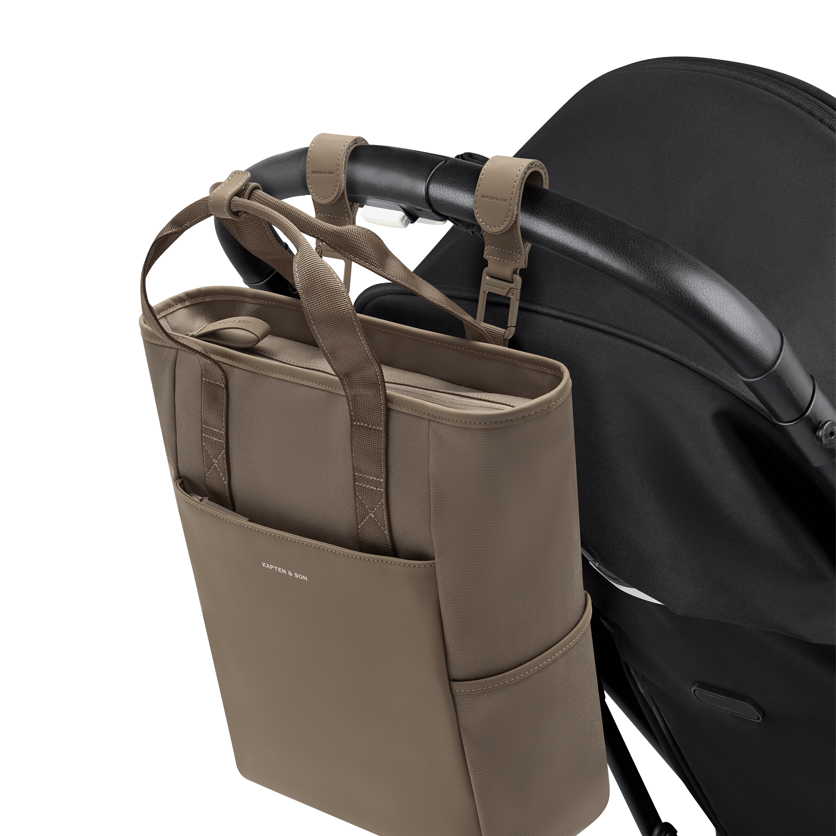 Lindby Diaper Backpack Set Walnut