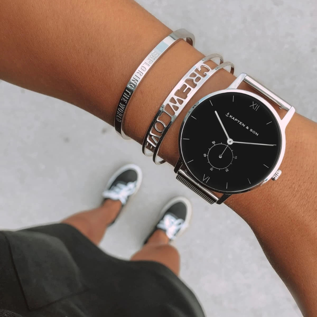 Heritage Silver "Black Mesh"