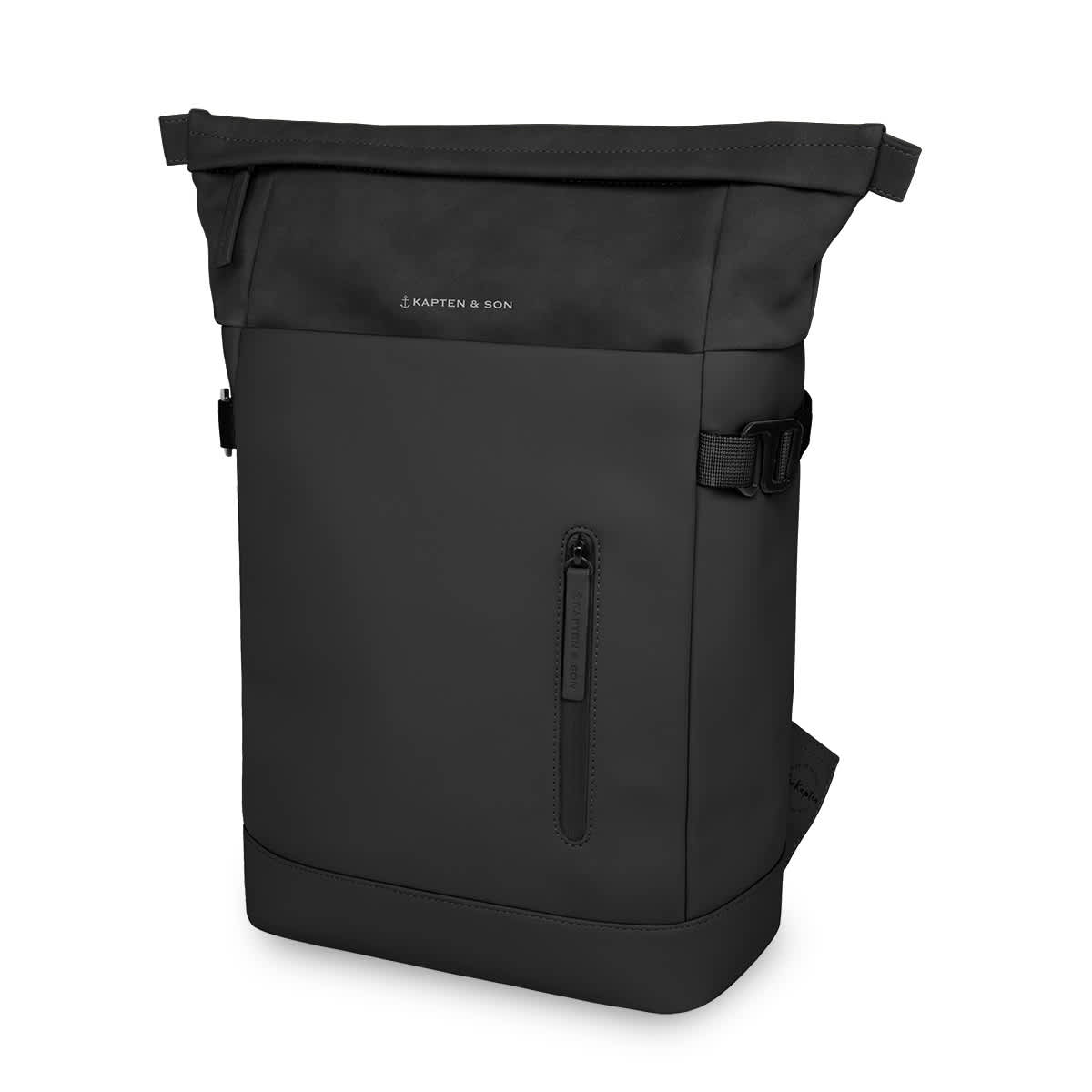 Aarhus All Black Backpack, Kapten and Son