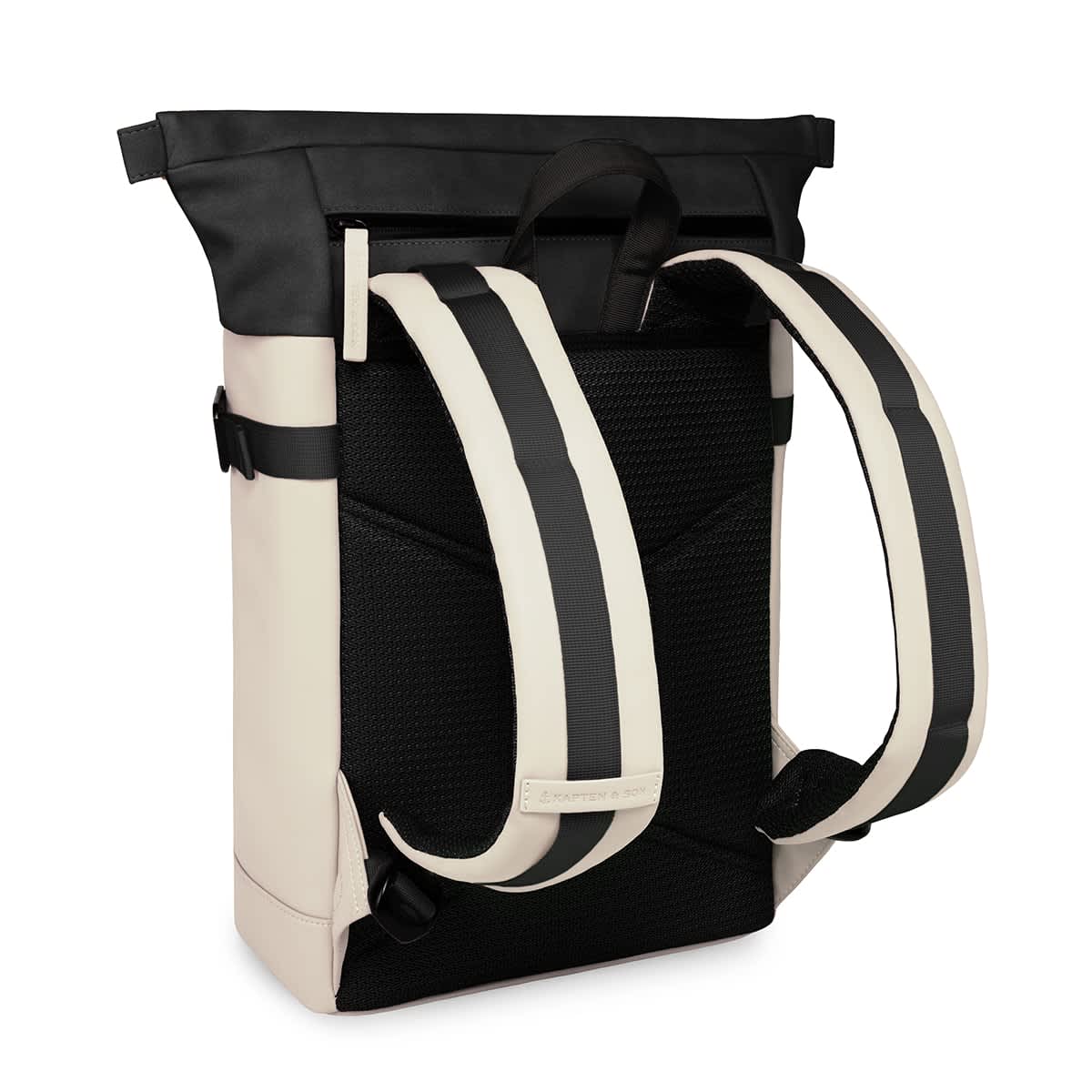Aarhus Cream Black Backpack, Kapten and Son
