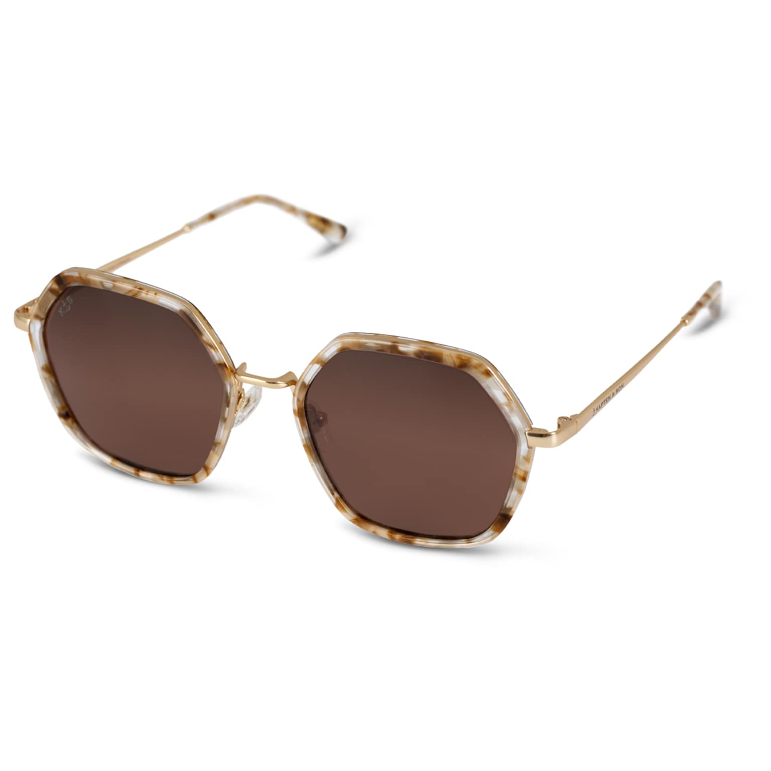Amsterdam Edge Toffee Tortoise Brown Sunglasses - Kapten & Son - South Africa