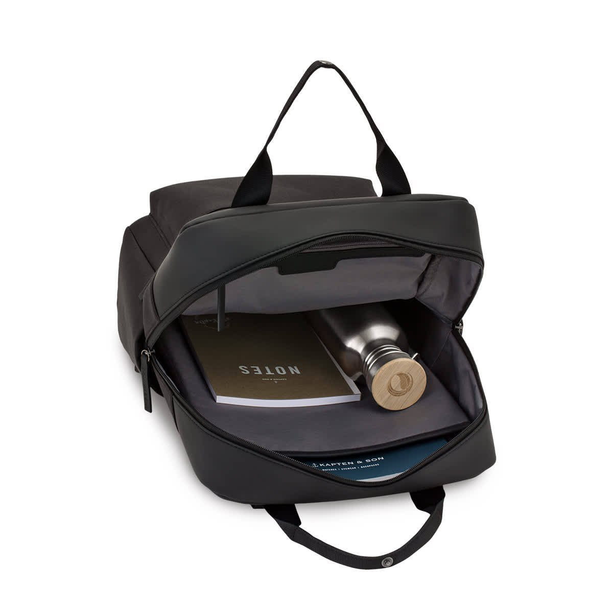 Bergen All Black Backpack - kapten & Son - South Africa