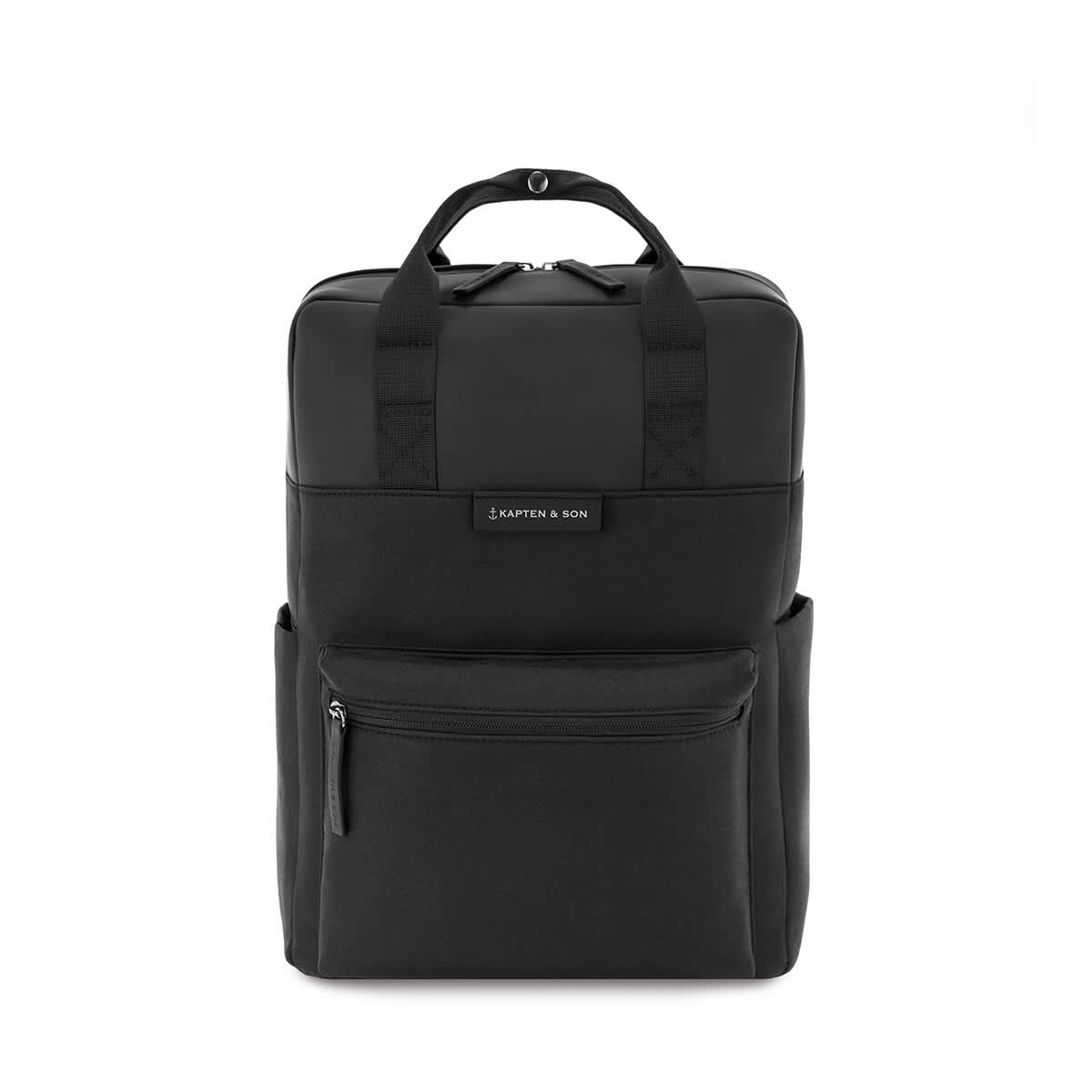 Bergen Small All Black Backpack - kapten & Son - South Africa