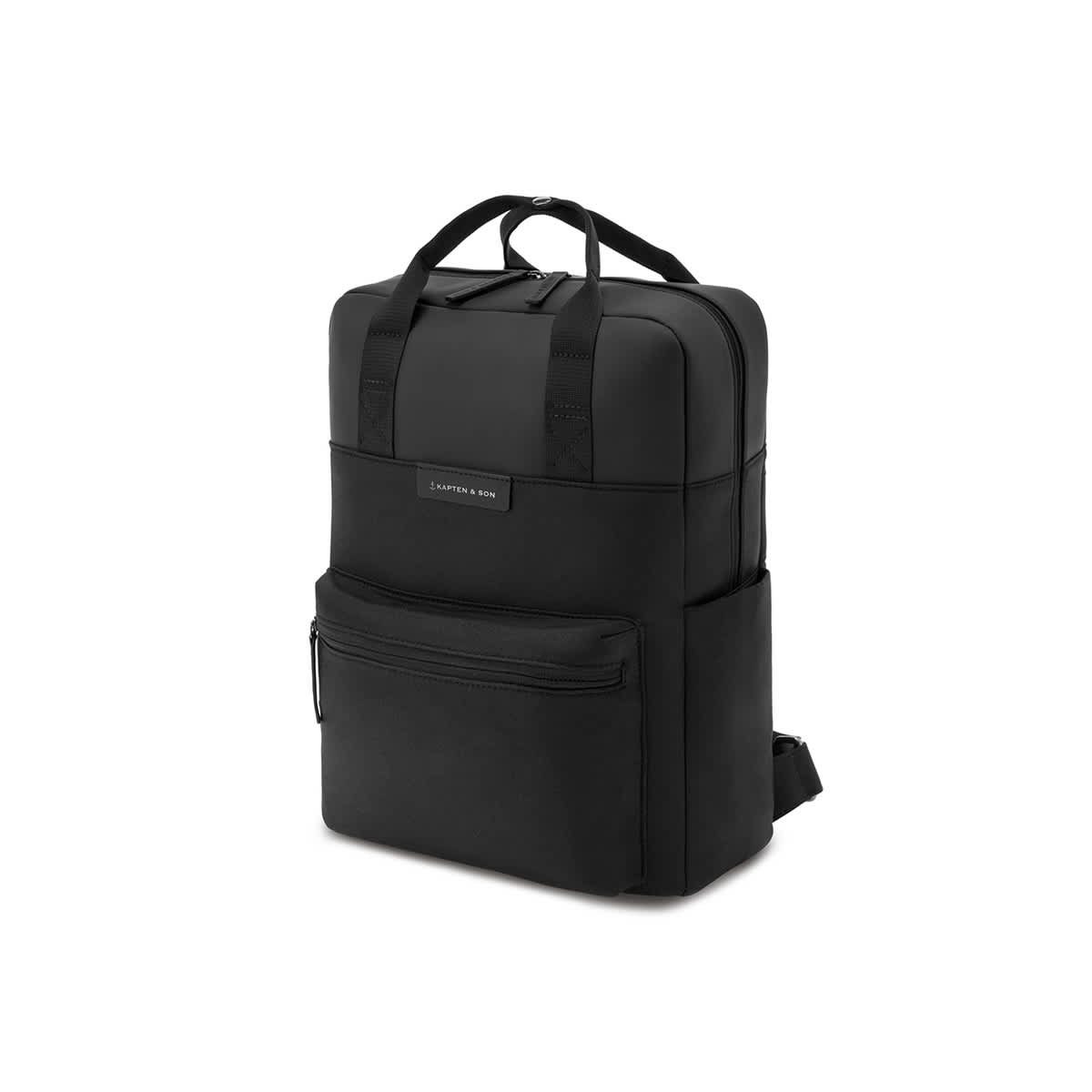 Bergen Small All Black Backpack - kapten & Son - South Africa