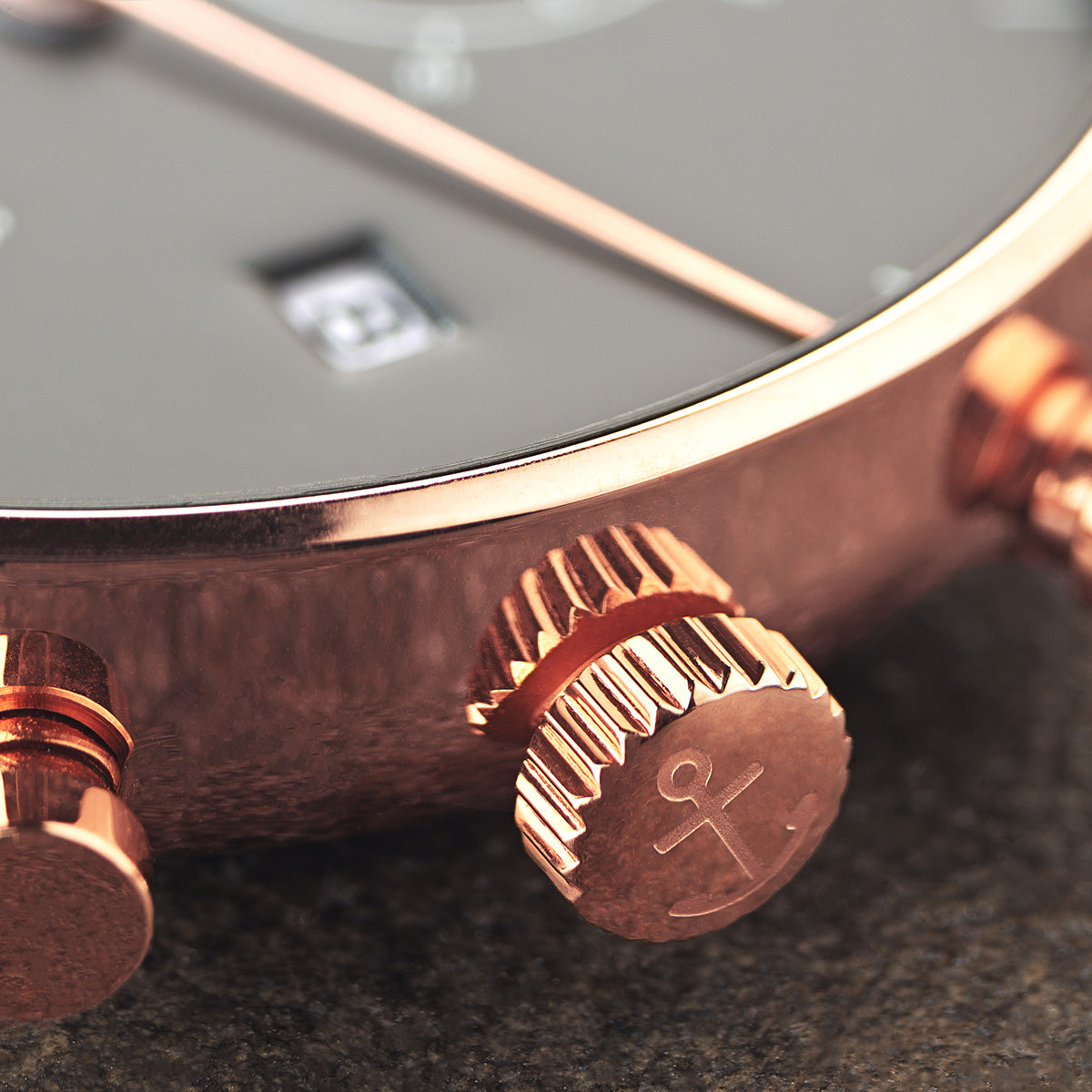 Chrono Black Mesh Watch - kapten & Son - South Africa
