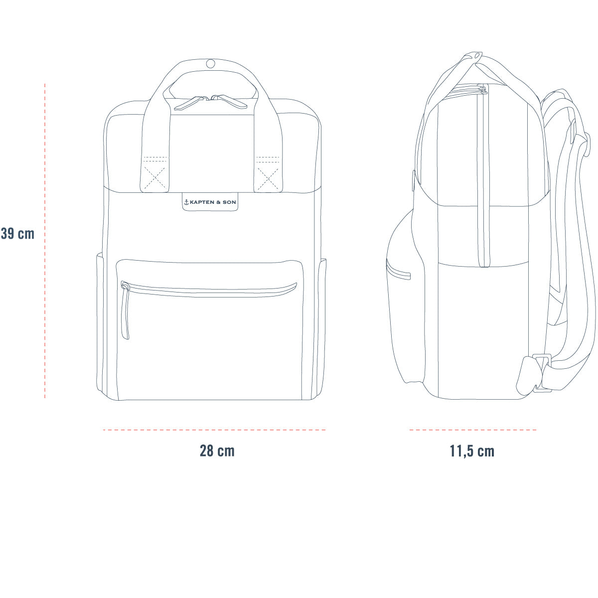 Bergen Sandstone Backpack - kapten & Son - South Africa