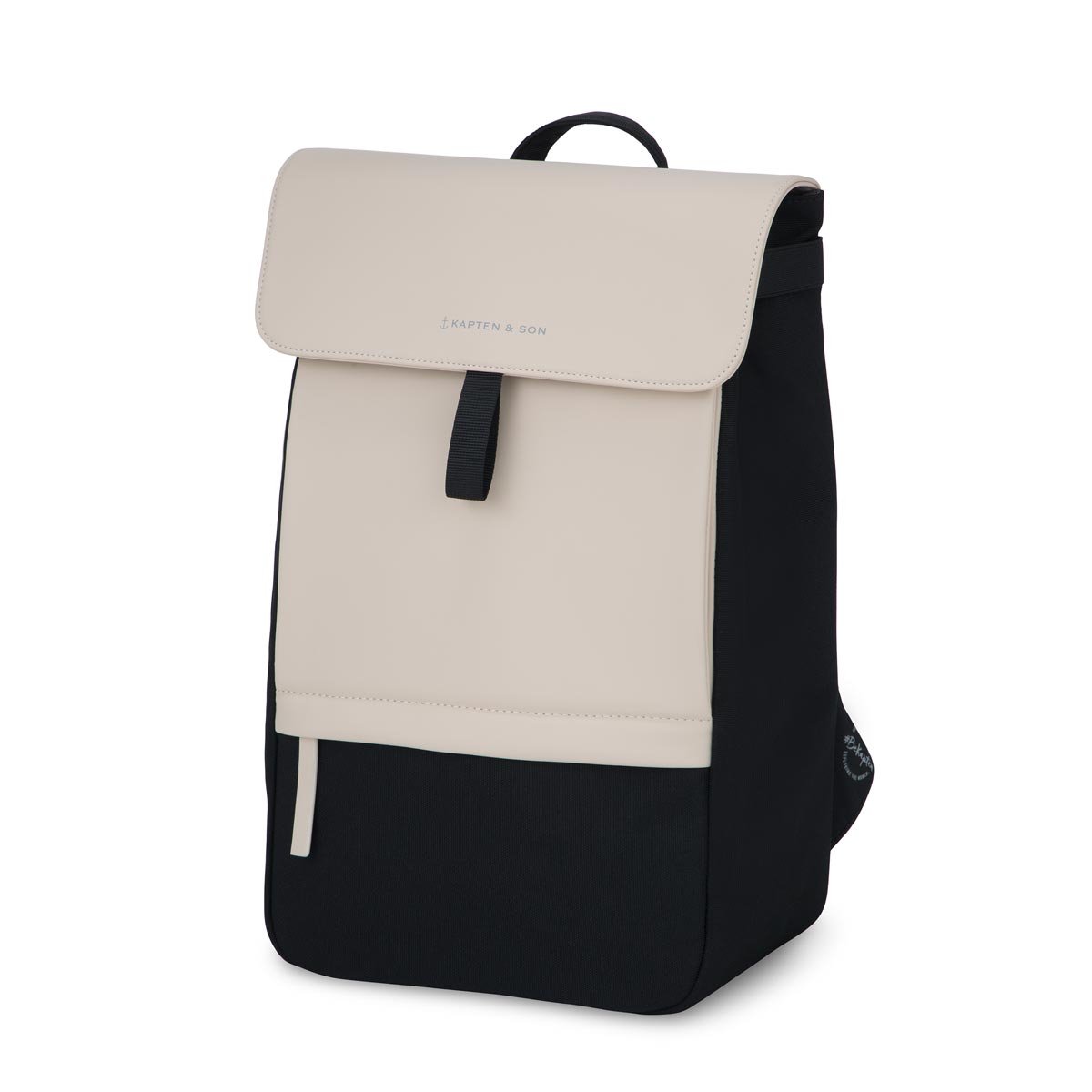 Fyn Cream Black Backpack - kapten & Son - South Africa