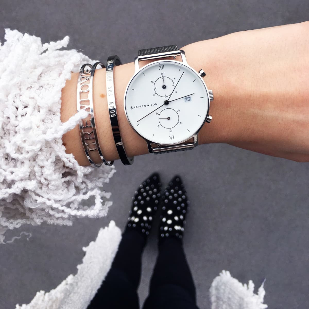 Chrono Silver "Mesh" - kapten & Son - South Africa