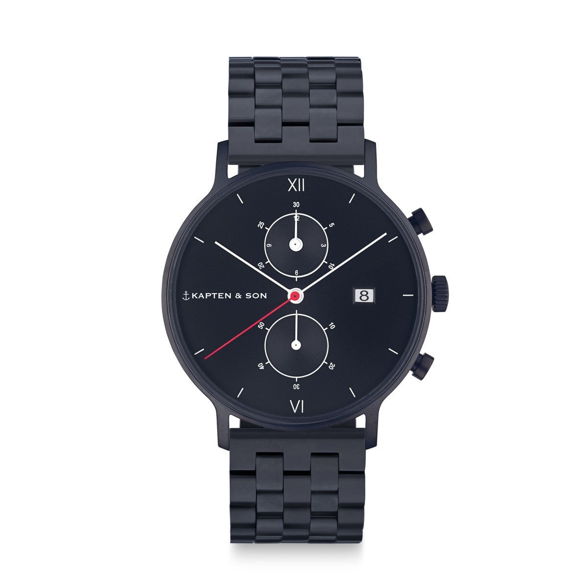 Chrono Black "Midnight Steel" - kapten & Son - South Africa