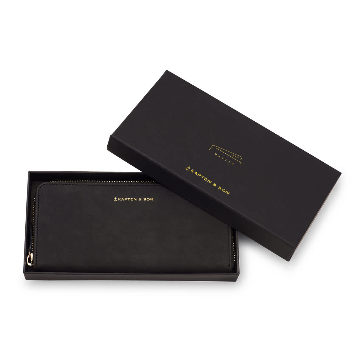 Louvre Black Wallet - kapten & Son - South Africa