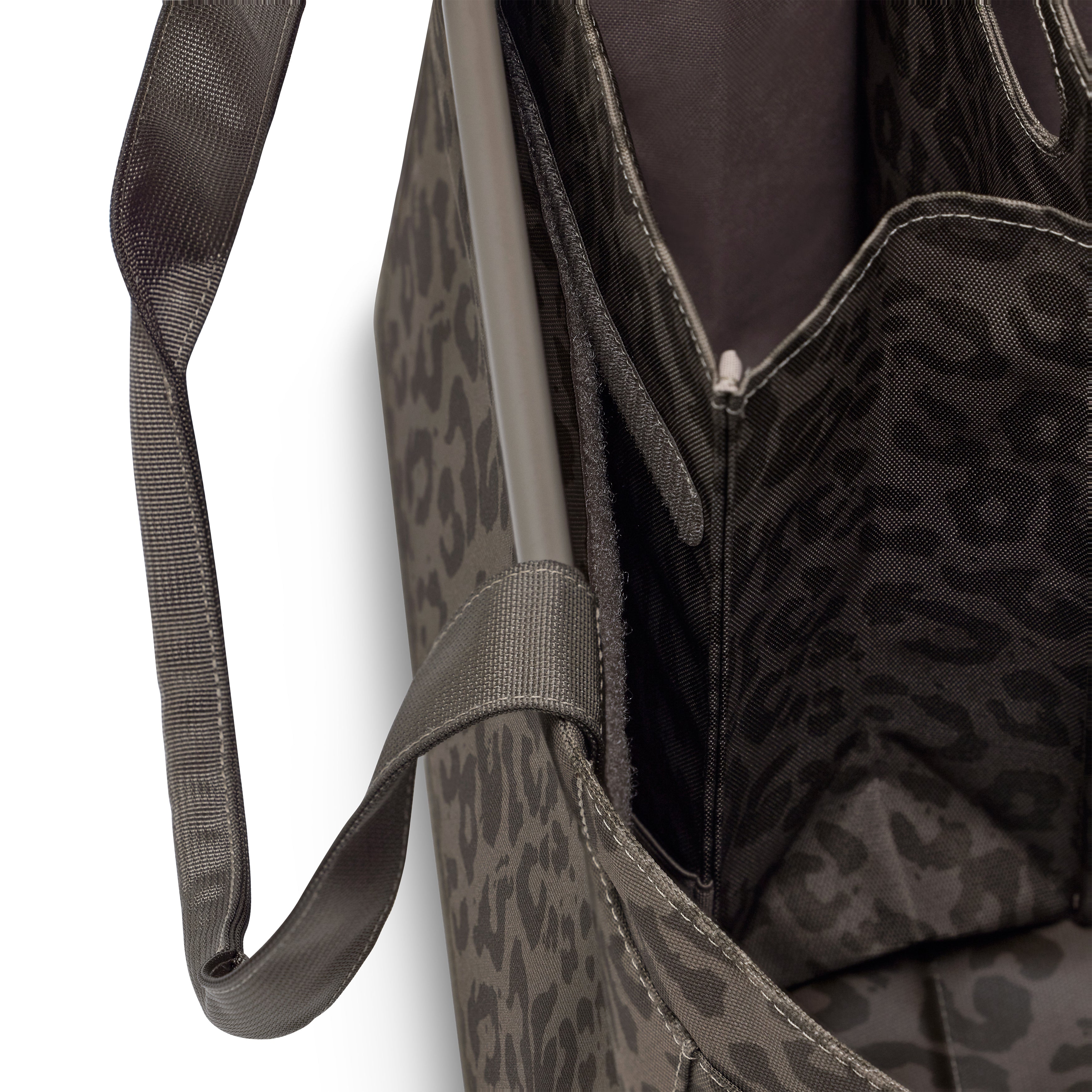 Vaasa Shopping Basket Leo Dark Brown