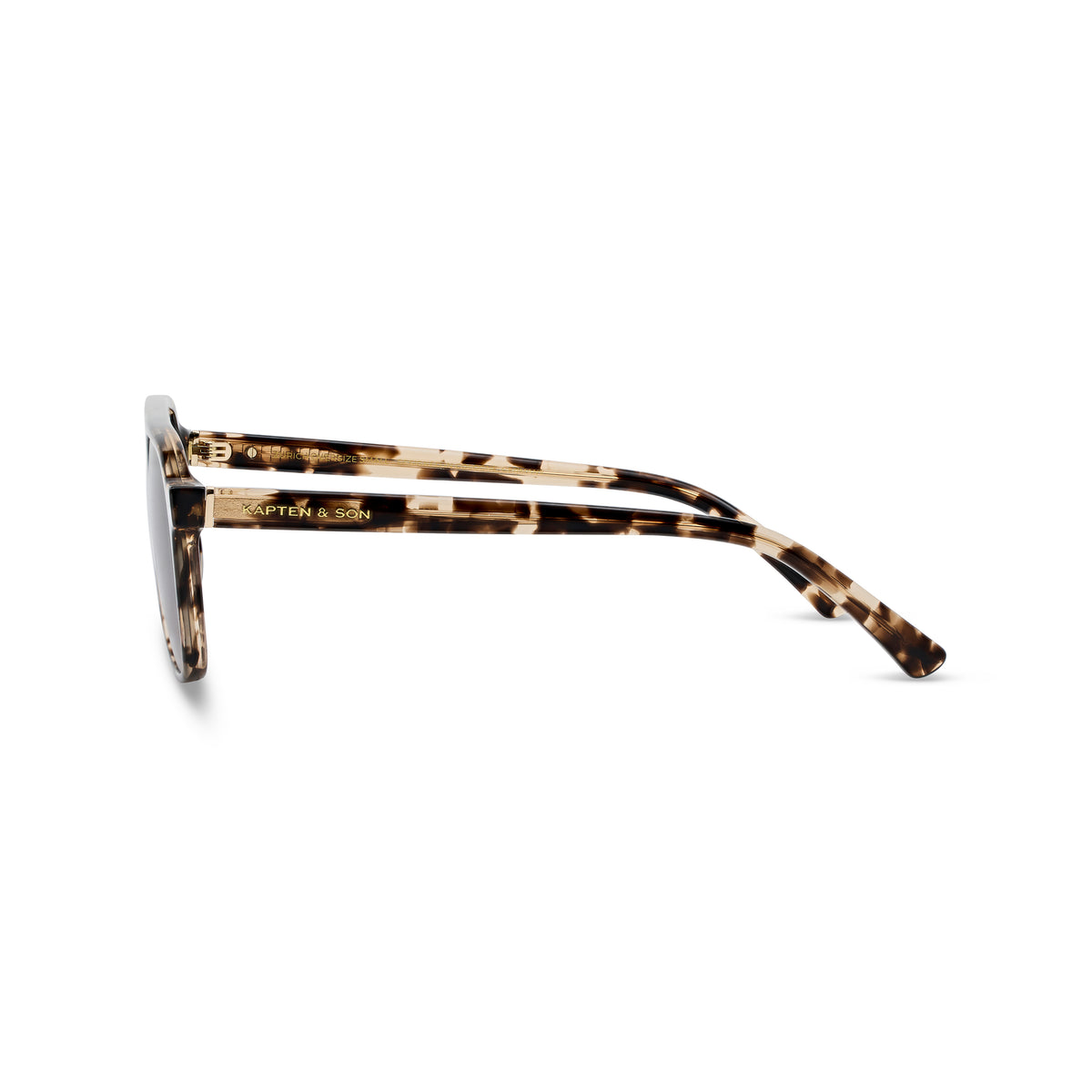 Zurich Oversize Small Crystal Tortoise Brown