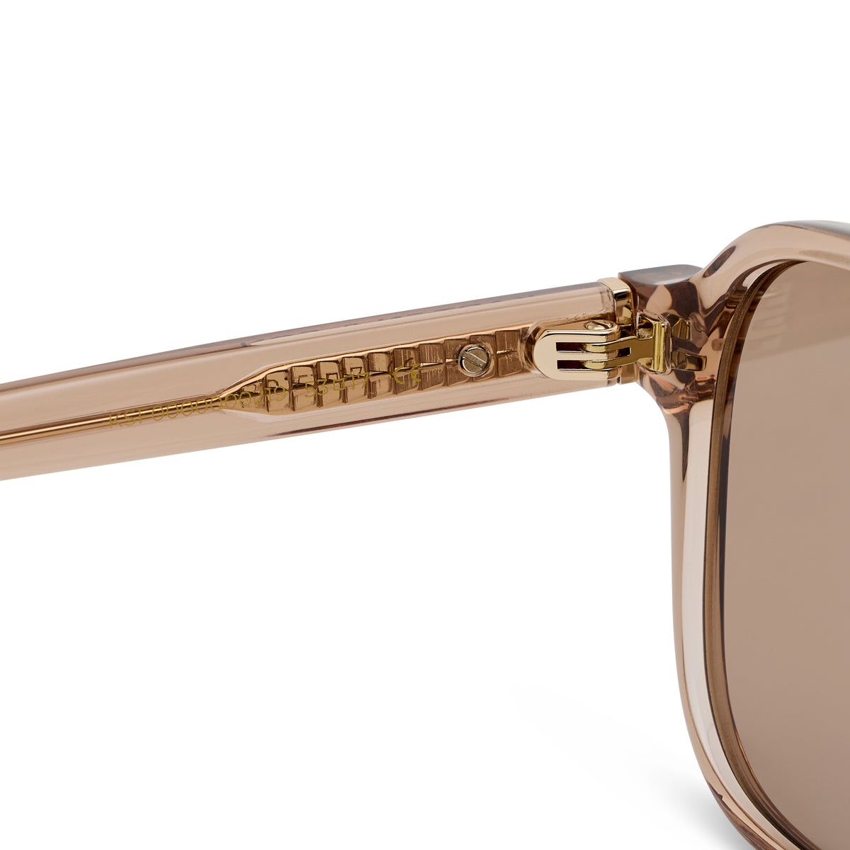 Zurich Oversize Small Transparent Hazel Light Brown