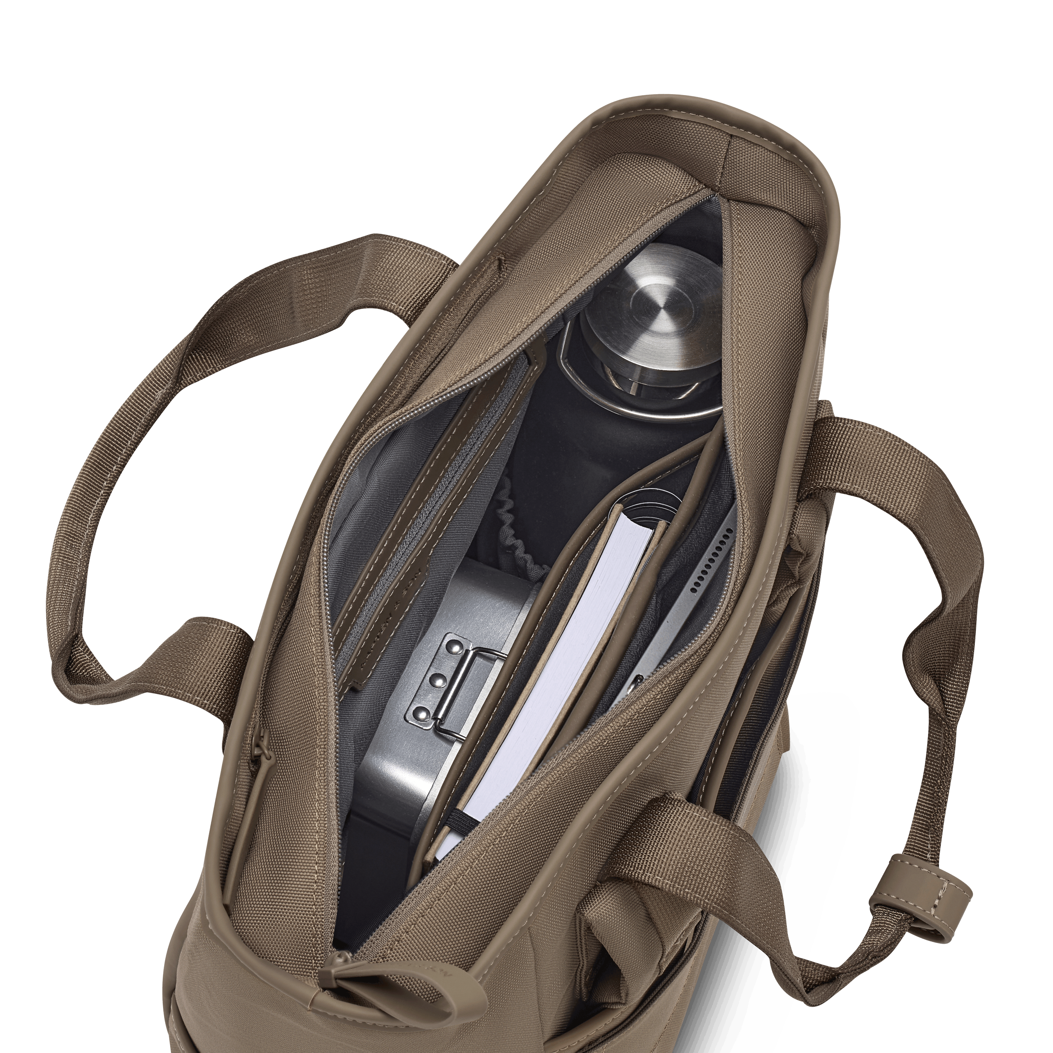 Lindby Diaper Backpack Set Walnut
