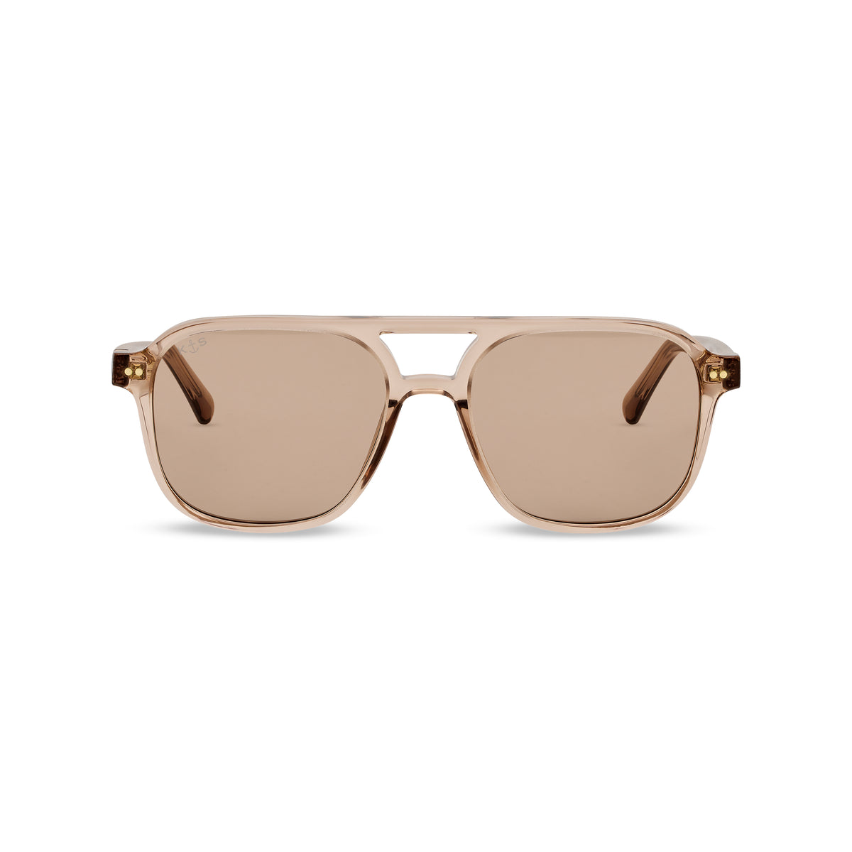 Zurich Oversize Transparent Hazel Light Brown