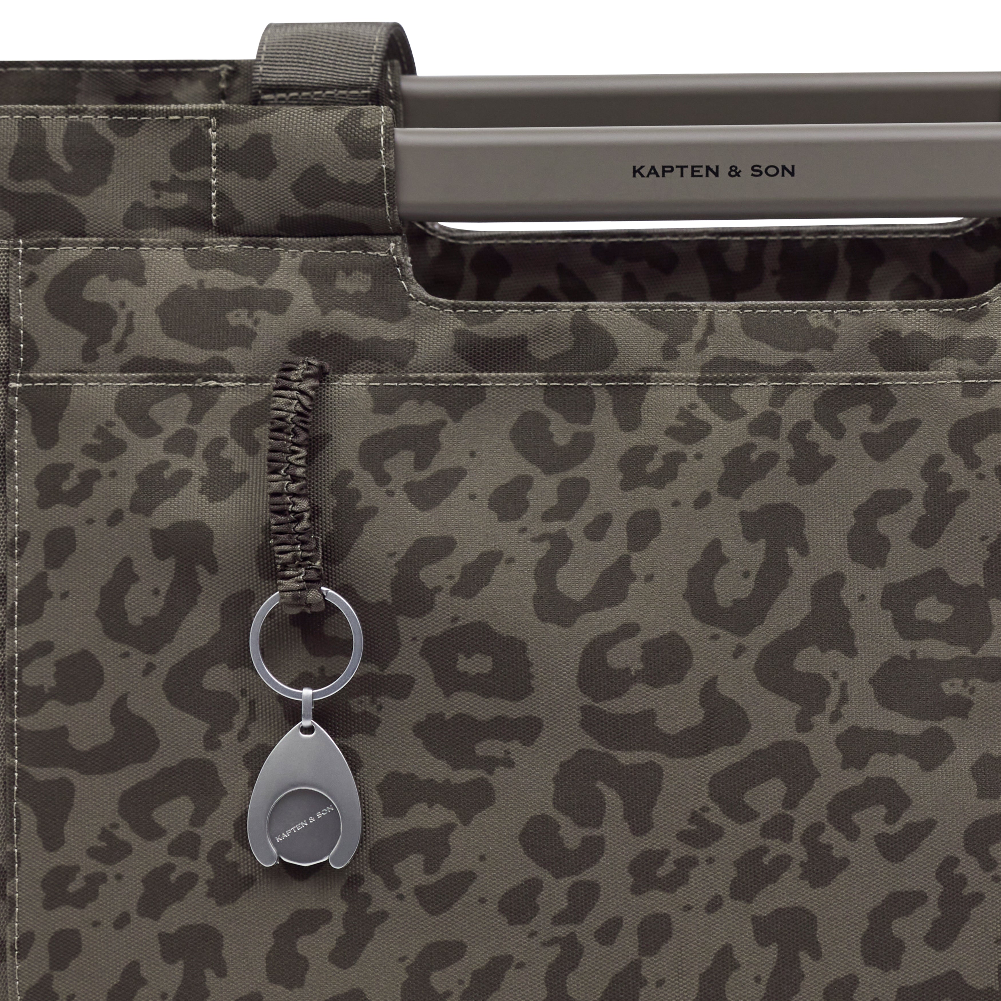 Vaasa Shopping Basket Leo Dark Brown