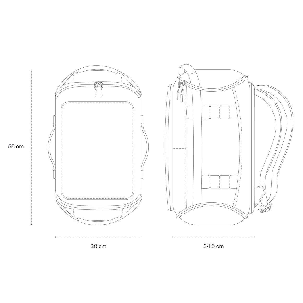 Lisbon Duffle Backpack Sandstone (S/M/L)