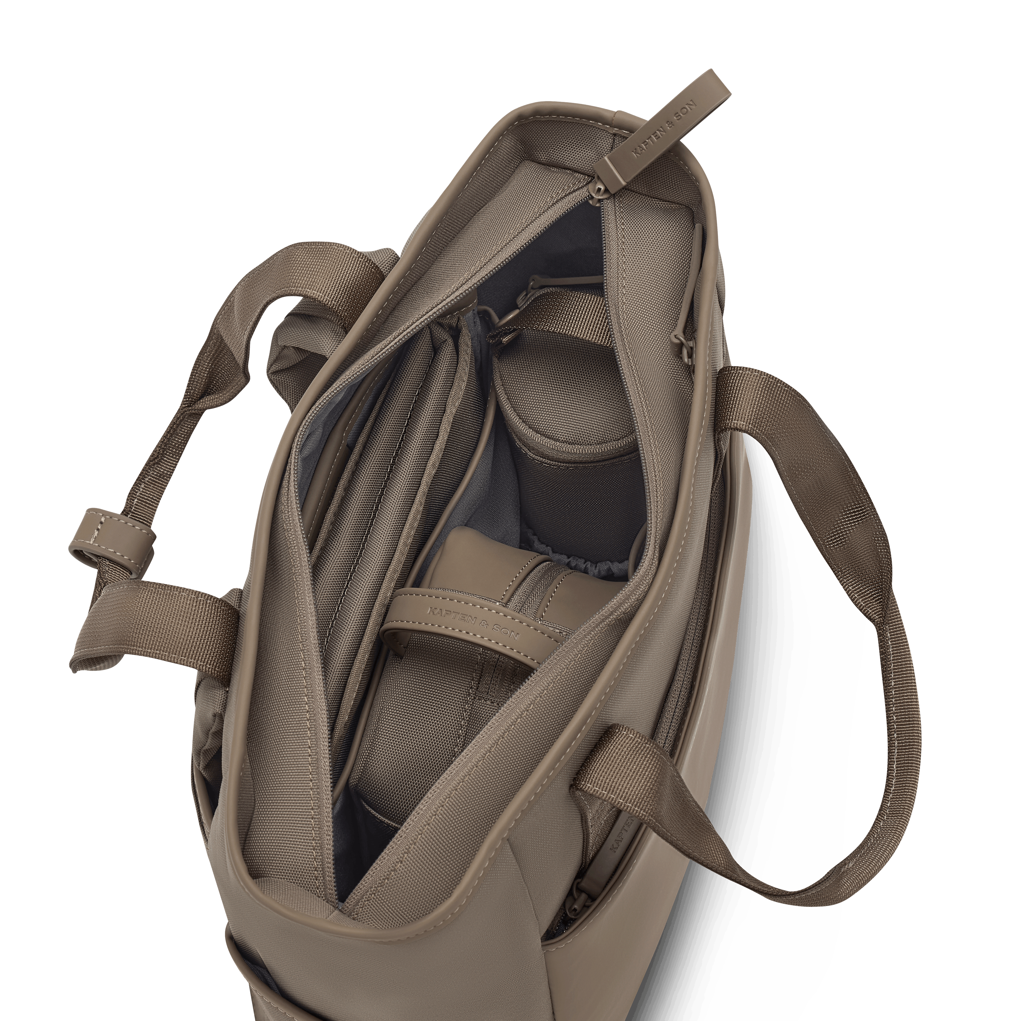Lindby Diaper Backpack Set Walnut