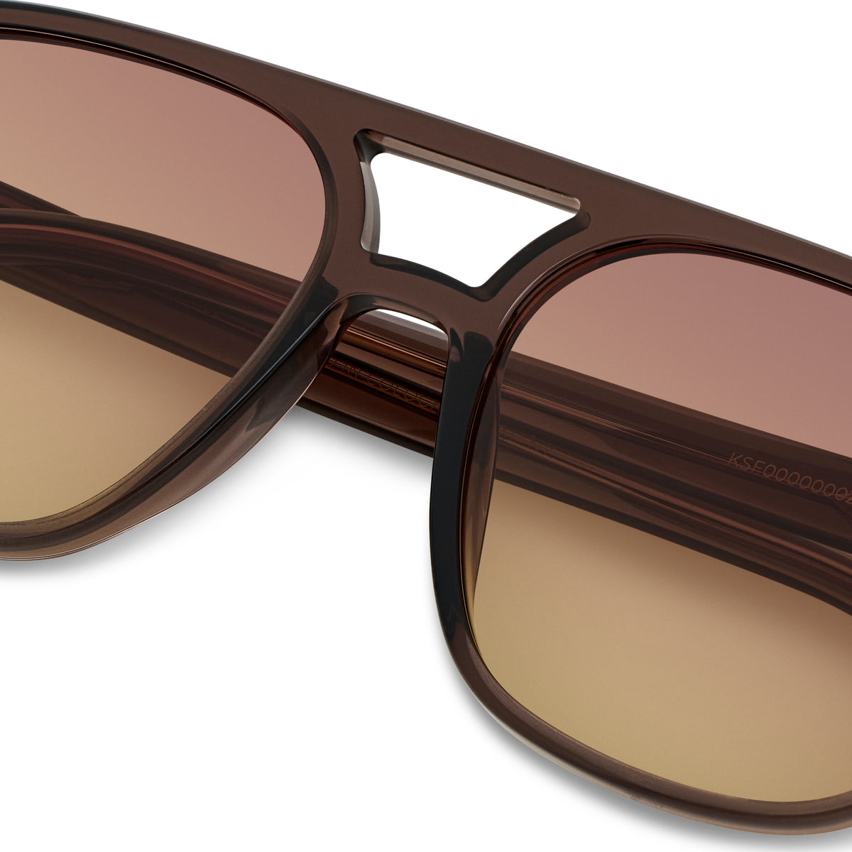 Zurich Oversize Small Mocha Gradient Brown