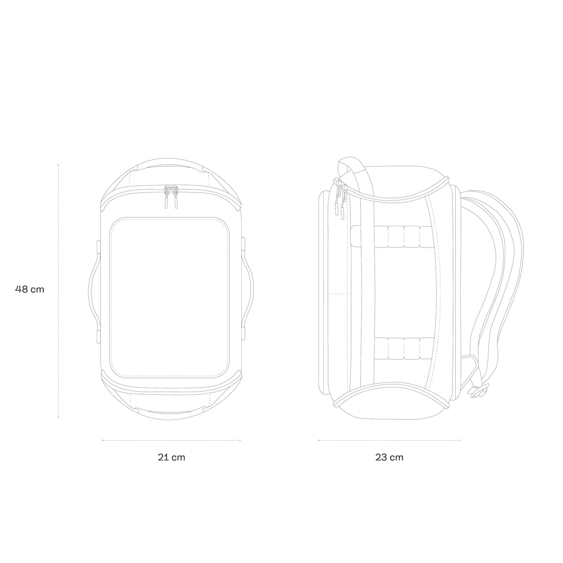 Lisbon Duffle Backpack Sandstone (S/M/L)