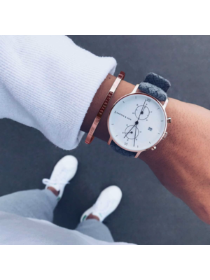 Kapten & son chronograph 2025 grey woven